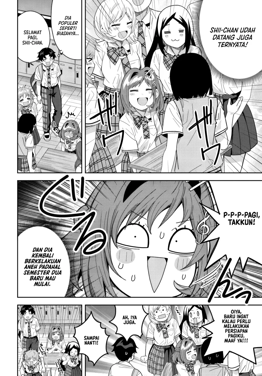 Classmate no Moto Idol ga, Tonikaku Kyodou Fushin Nan desu Chapter 24 Gambar 8