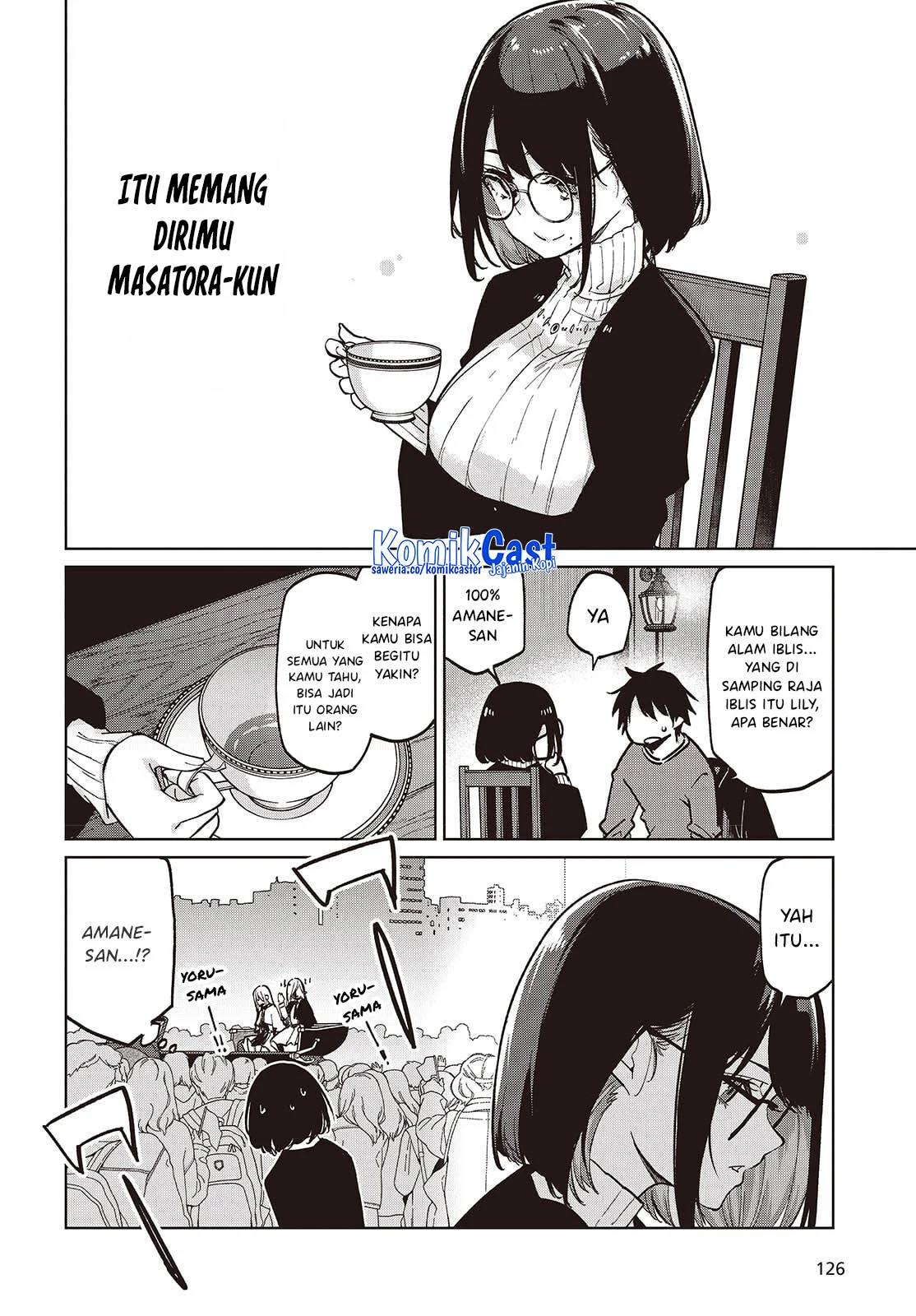 Oroka na Tenshi wa Akuma to Odoru Chapter 104 Gambar 17