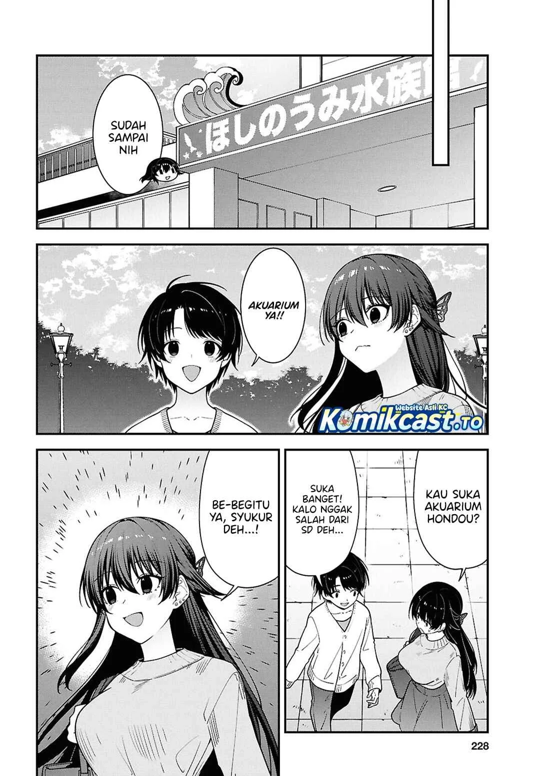 Tonari no Seki no Yankee Shimizu-san ga Kami o Kuroku Sometekita Chapter 20 Gambar 11