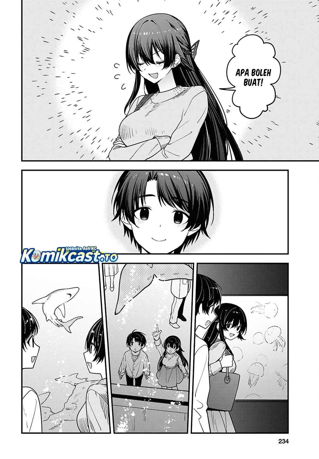 Tonari no Seki no Yankee Shimizu-san ga Kami o Kuroku Sometekita Chapter 20 Gambar 17